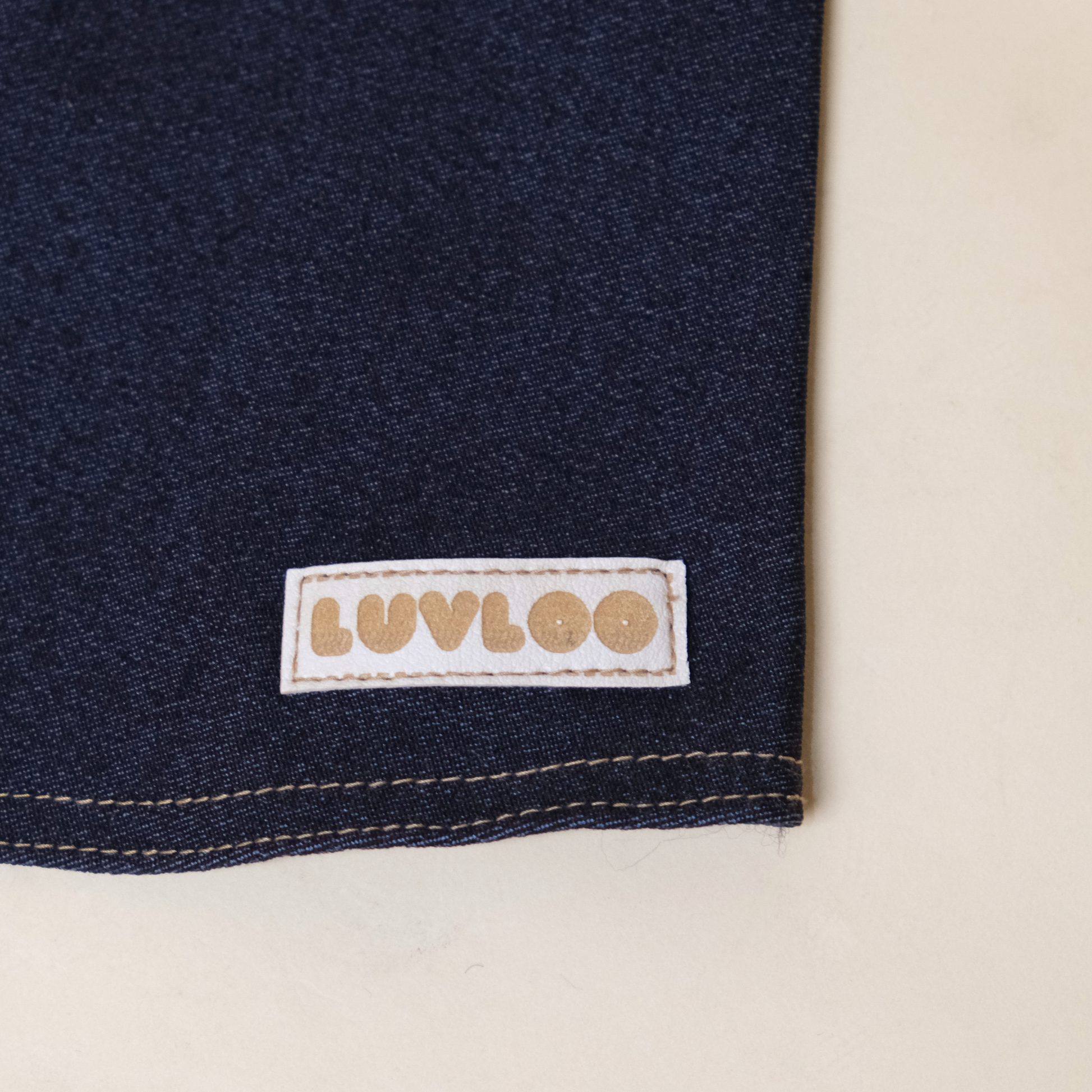 A-Line Denim Mini Skirt