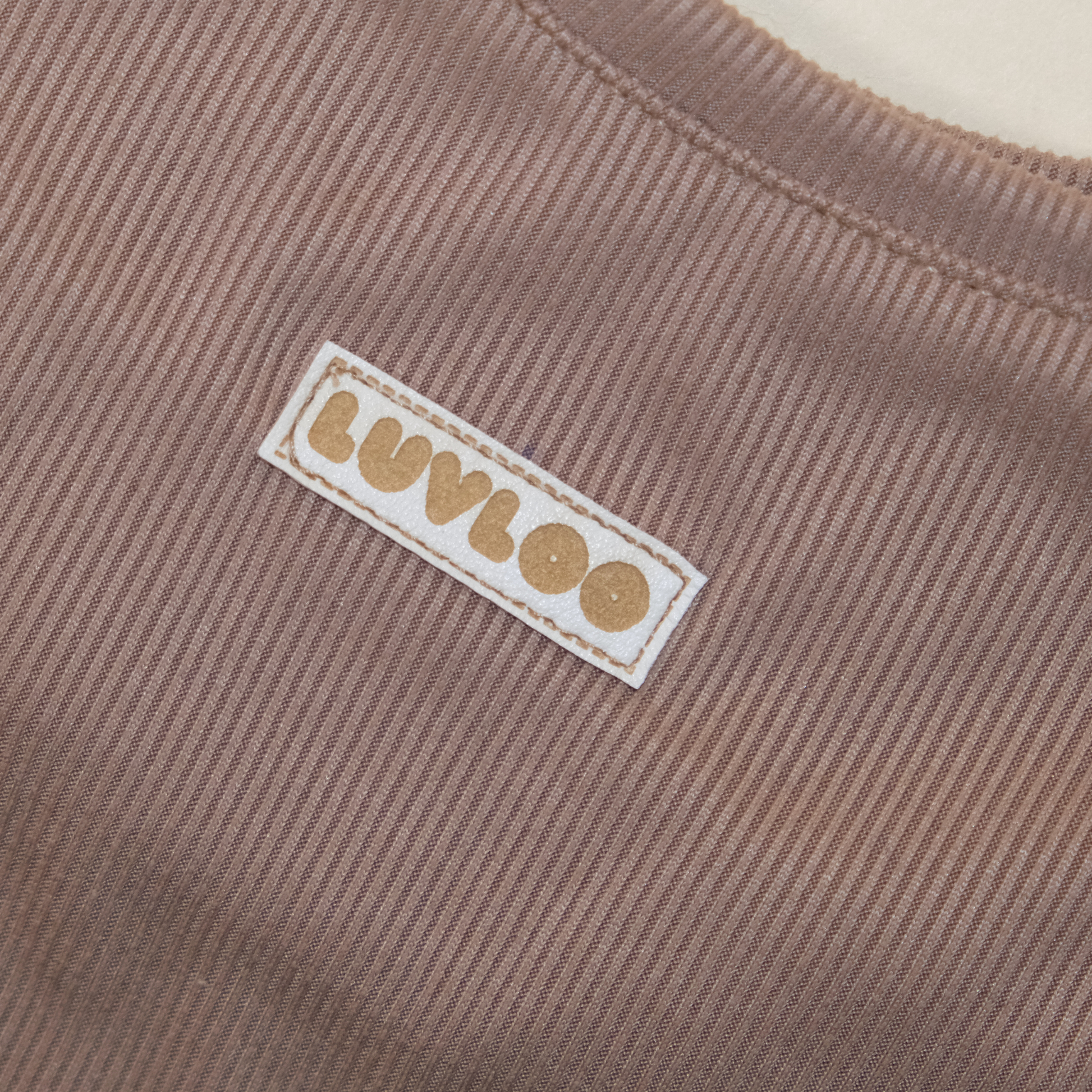 Crop Tank Top - BEIGE
